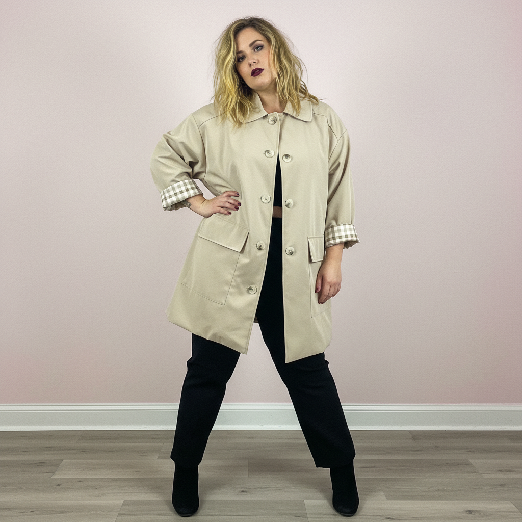 Gabardina Vichy