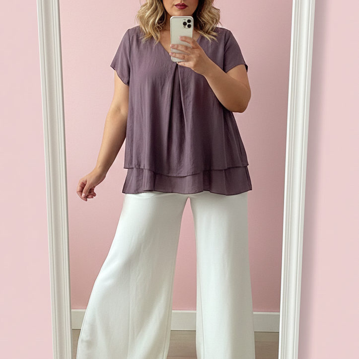 Blusa Ciruela