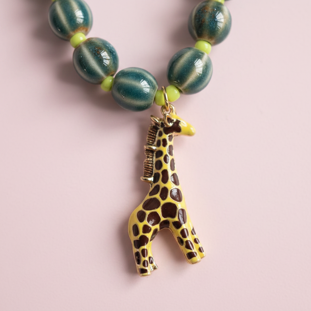Collar Jirafa Verde