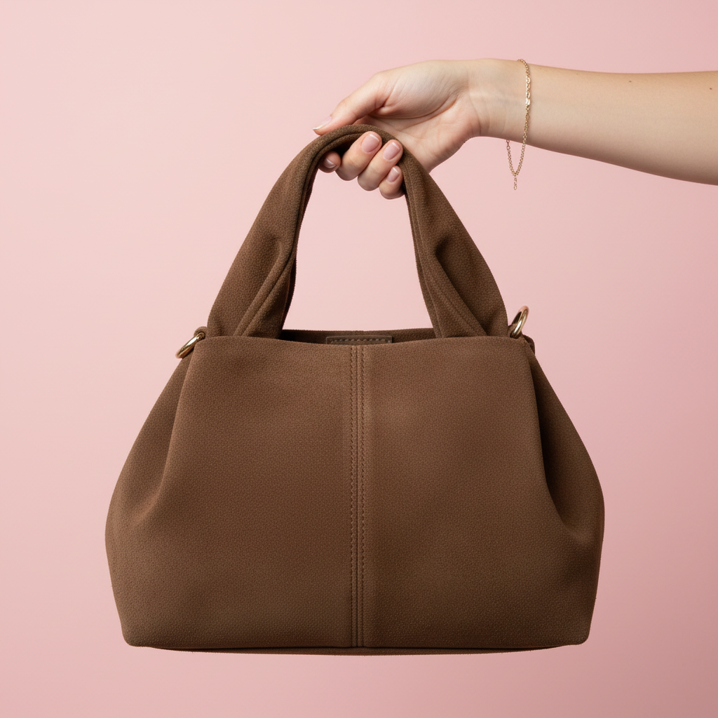 Bolso Suede Marrón