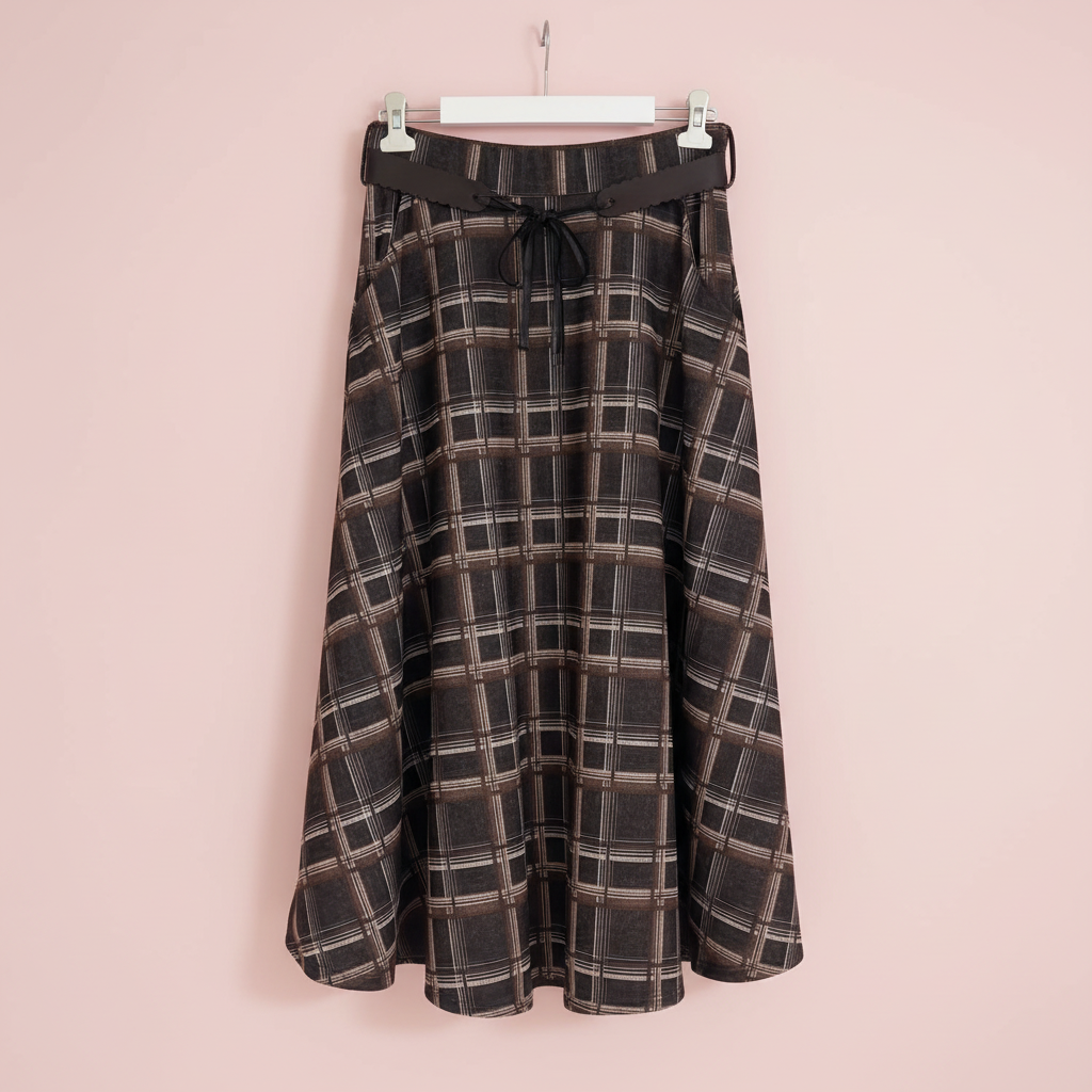 Falda Tartán Midi