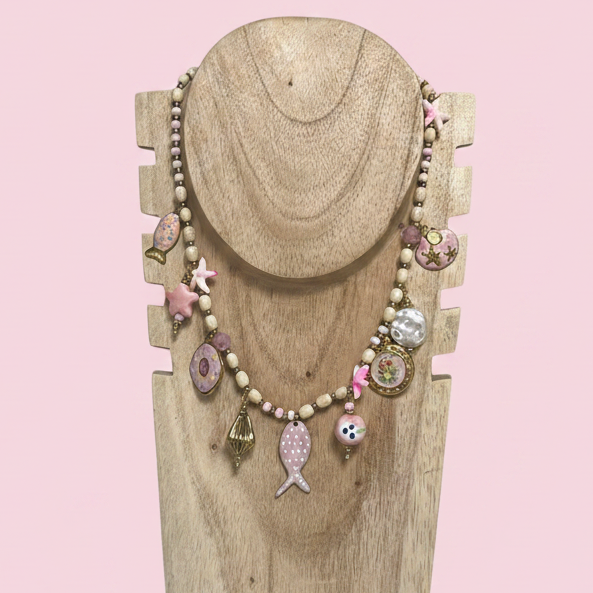 Collar Rosa Mar