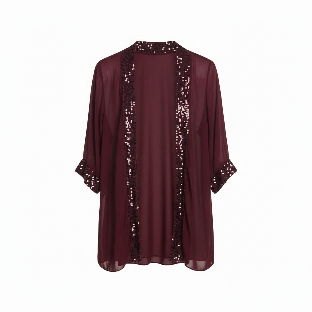 Kimono Burdeos Rojizo Morado