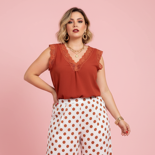 Lencera Teja Paqui con pantalón Rivera