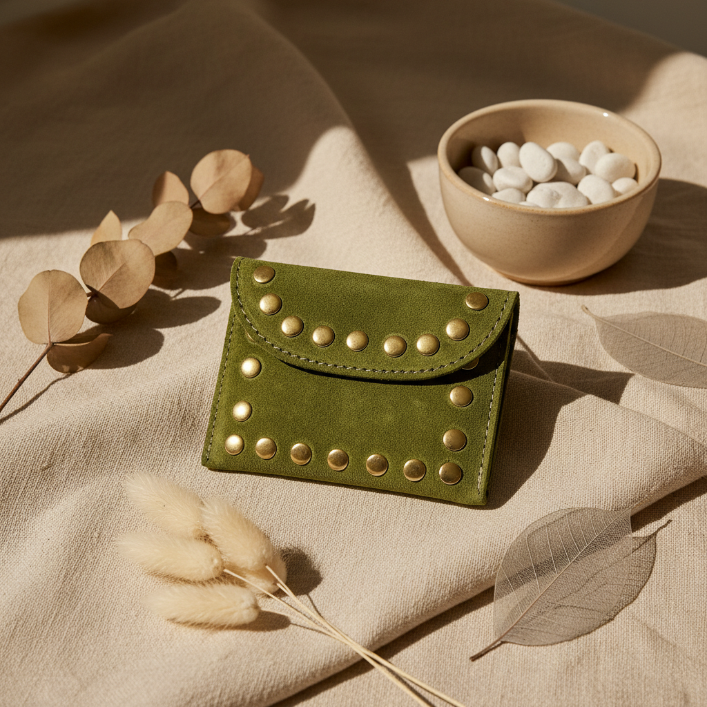Mini Monedero Musgo oliva | Reinas by Stravaganzza Moda