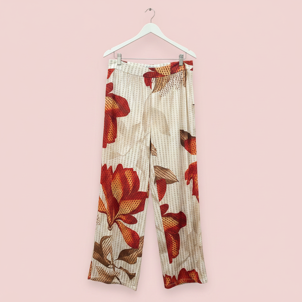 Palazzo floral percha