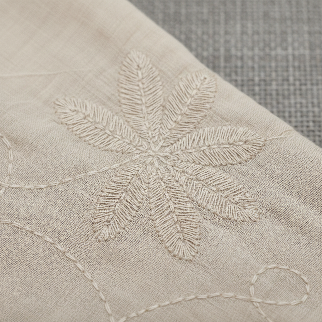 Pantalón Acacia detalle bordado