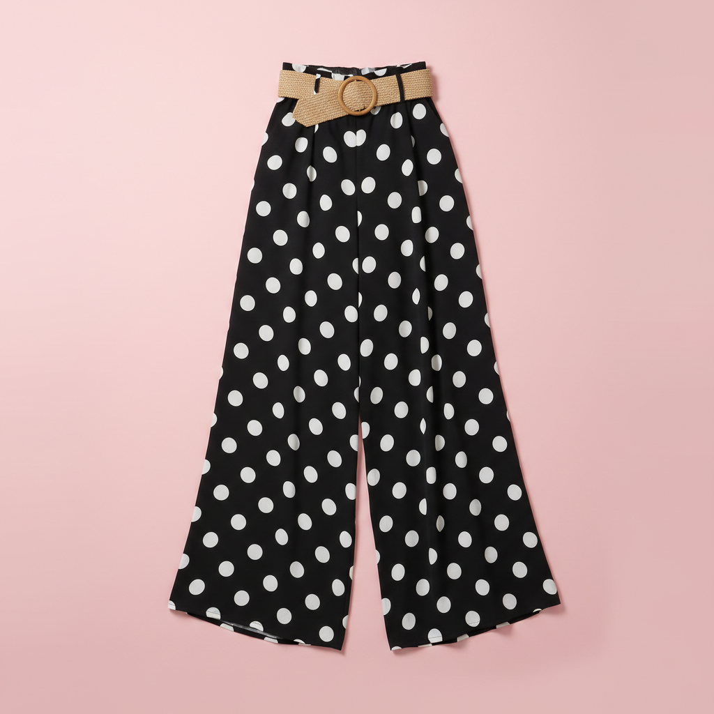 Pantalón Lunares Pop Negro - Producto solo