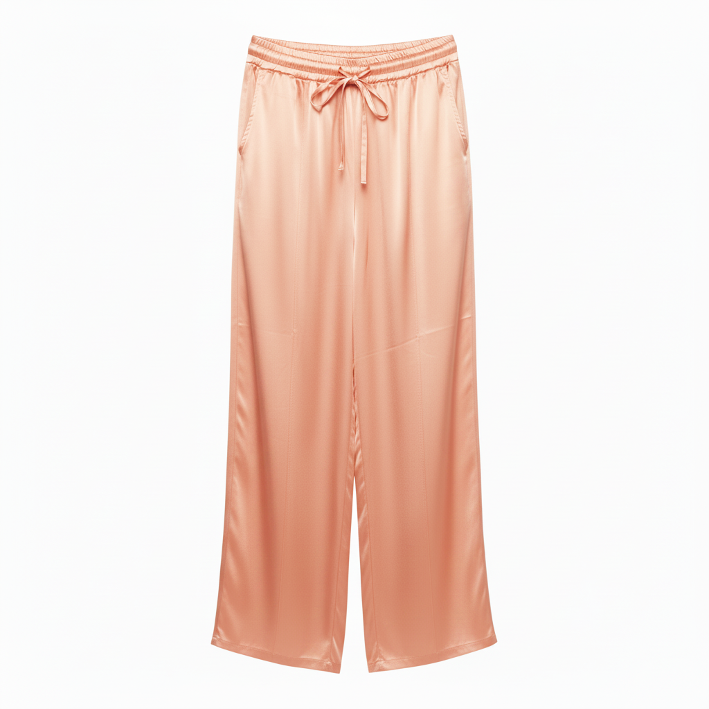 Pantalón Luxe - Melocotón fondo blanco