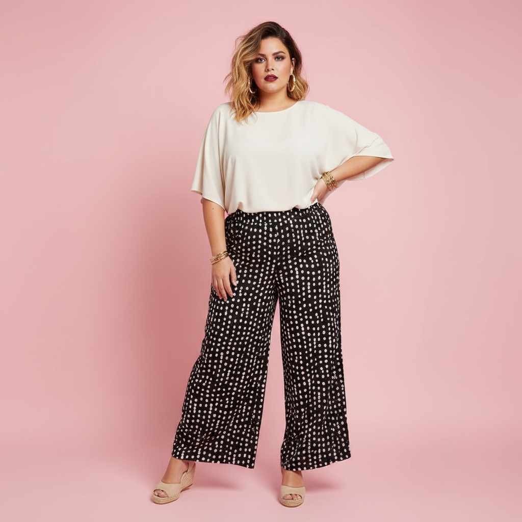 Pantalón Palazzo Orly - Modelo estudio