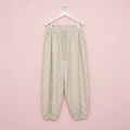Pantalón Vichy Beige/Blanco