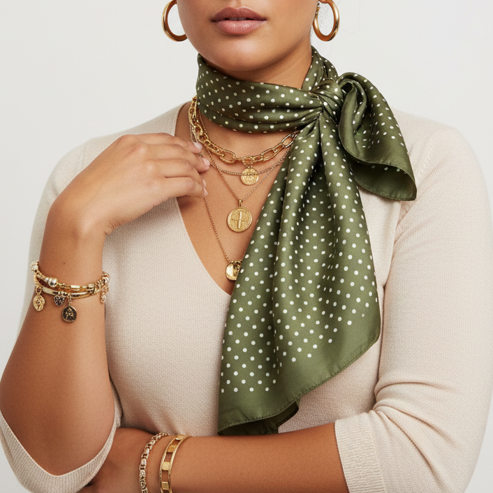 Pañuelo Brisa verde | Reinas by Stravaganzza Moda