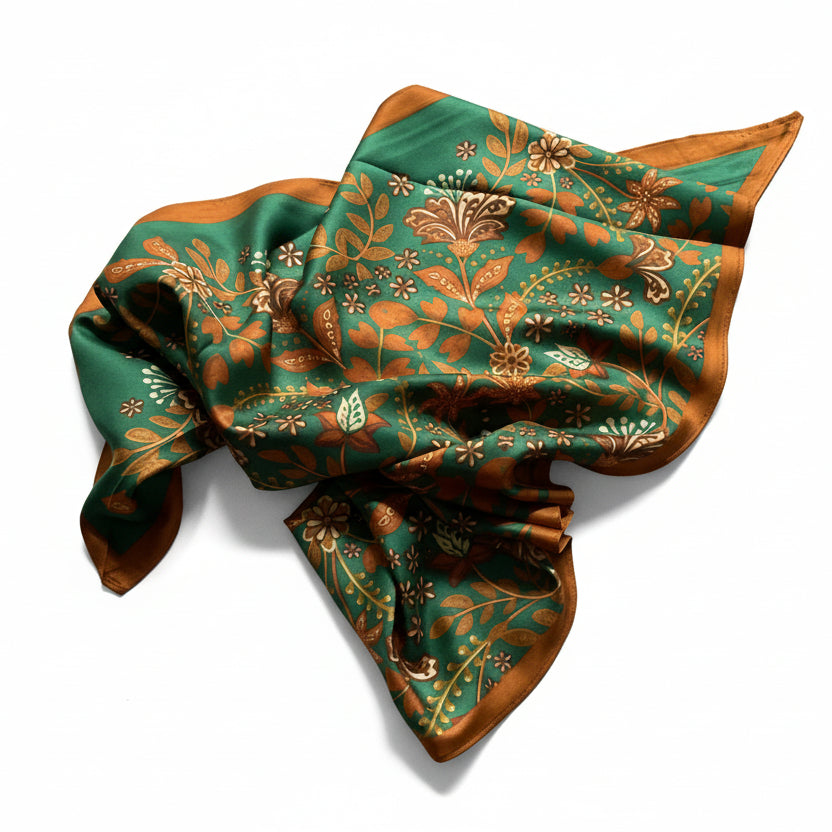 Pañuelo Triangular Jade verde | Reinas by Stravaganzza Moda