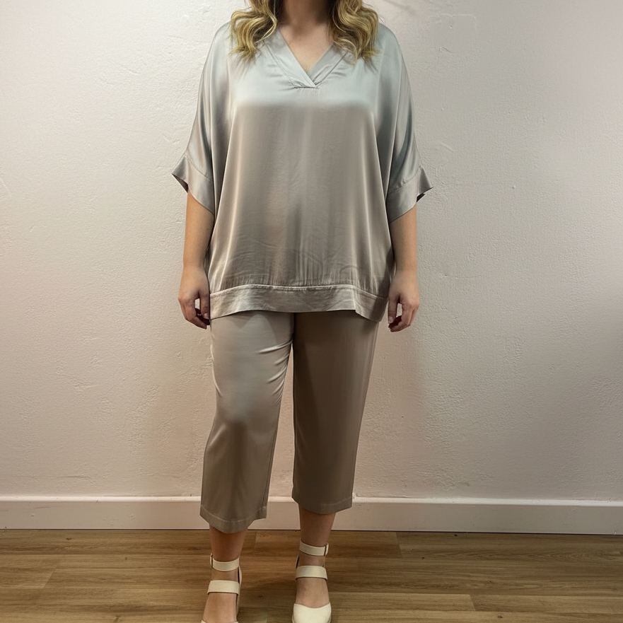 Paqui Casera - Blusa Tostado