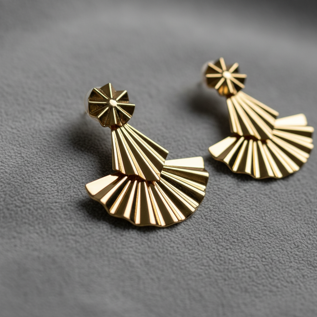 Pendientes Abanico - Detalle