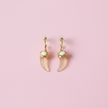 Pendientes gota blanca producto