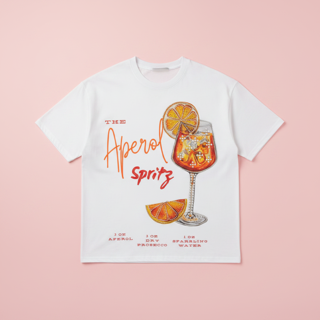 Producto Aperol Spritz fondo rosa