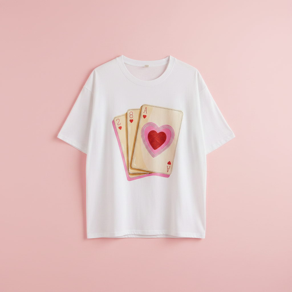 Producto Cartas Poker fondo rosa