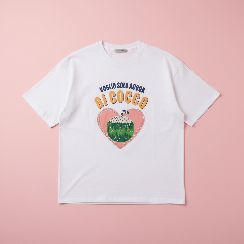 Producto Voglio Solo Acqua Di Cocco fondo rosa