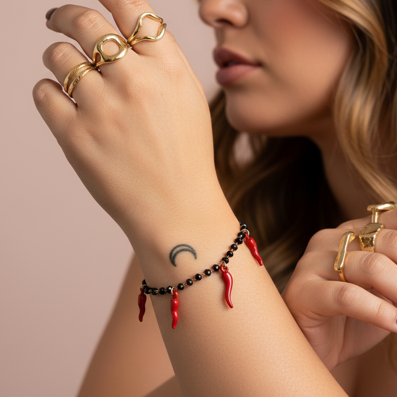 Pulsera Spicy Guindillas | Reinas by Stravaganzza Moda