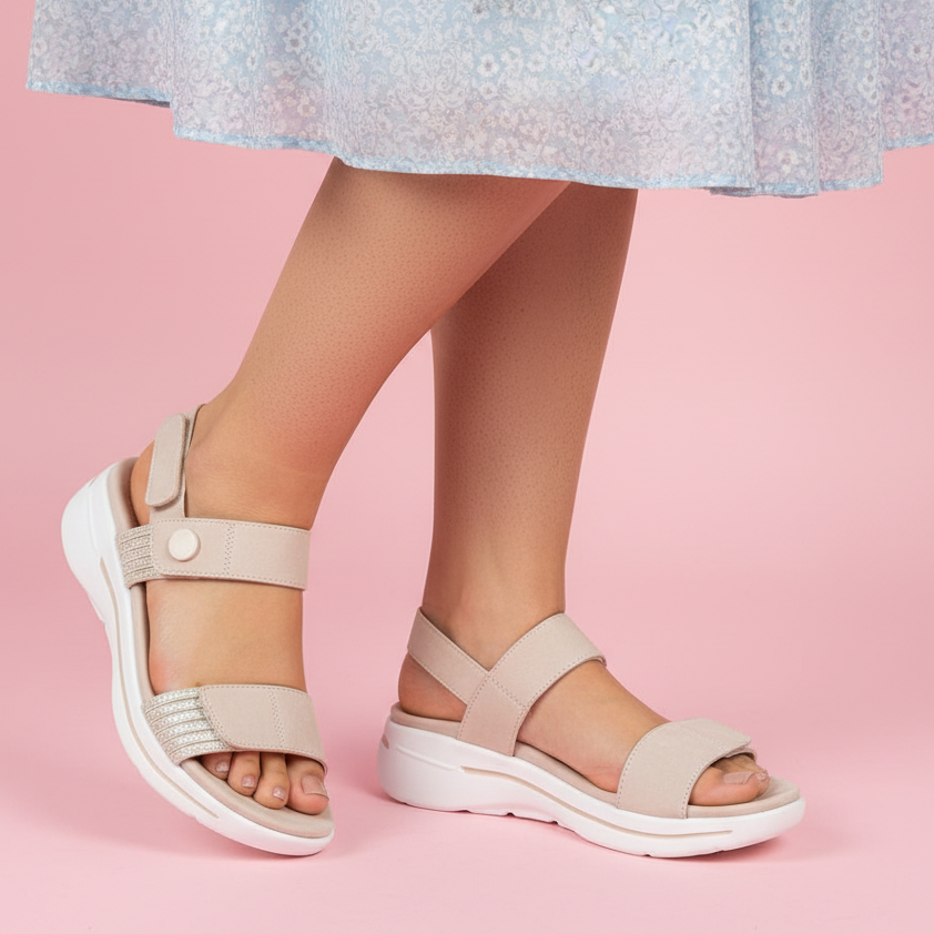Sandalia Safari Beige - Modelo Paqui