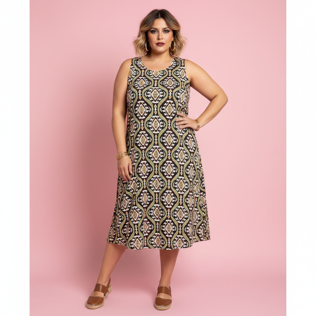 Vestido Bagdad - Modelo estudio