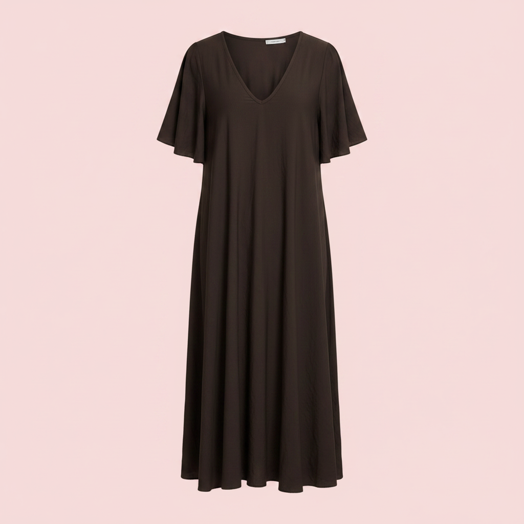 Vestido Borgoña Marrón - Producto solo