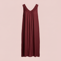Vestido burdeos