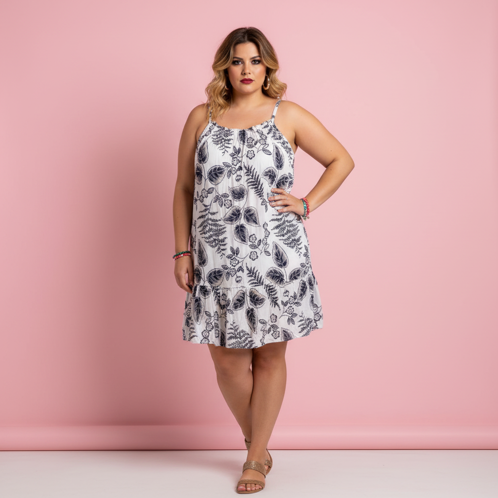 Vestido Fougère Azul Marino - Por encima rodilla