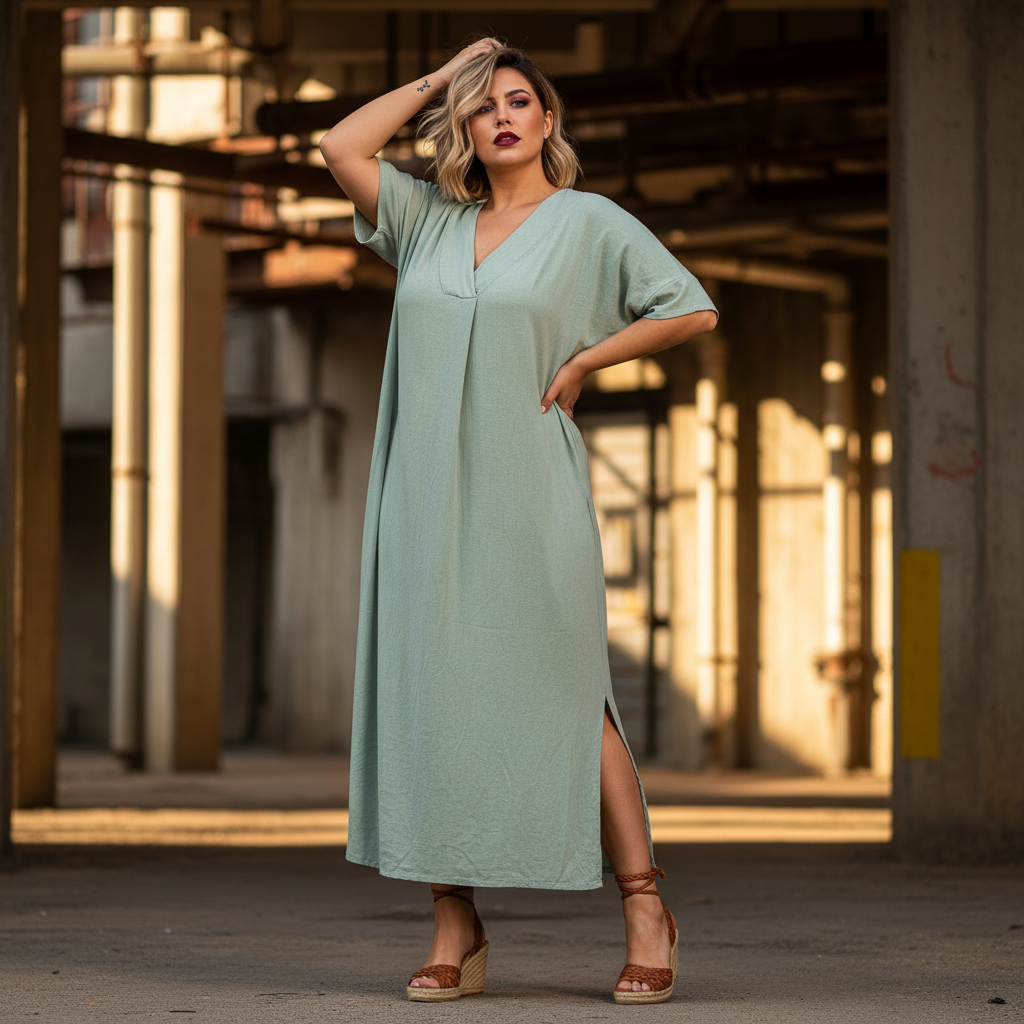 Vestido Jade - Exterior urbana