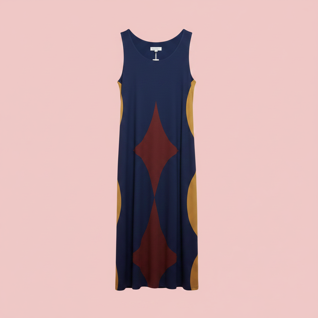 Vestido Mantova Azul - Producto solo