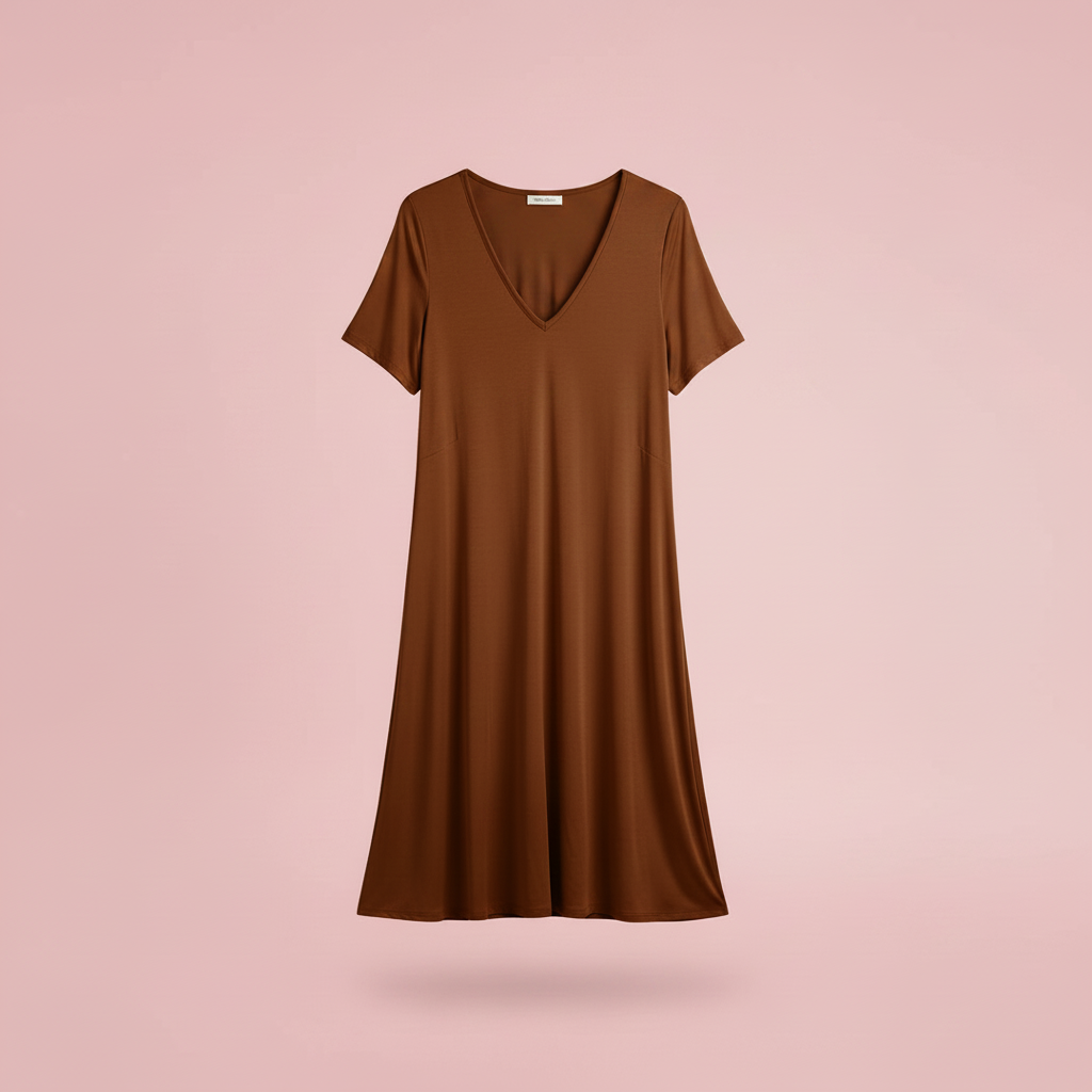 Vestido marrón