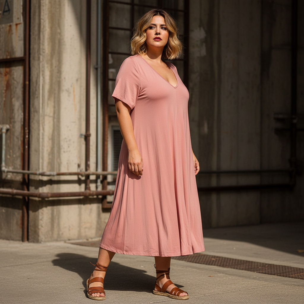 Vestido Marsala - Ambiente urbana