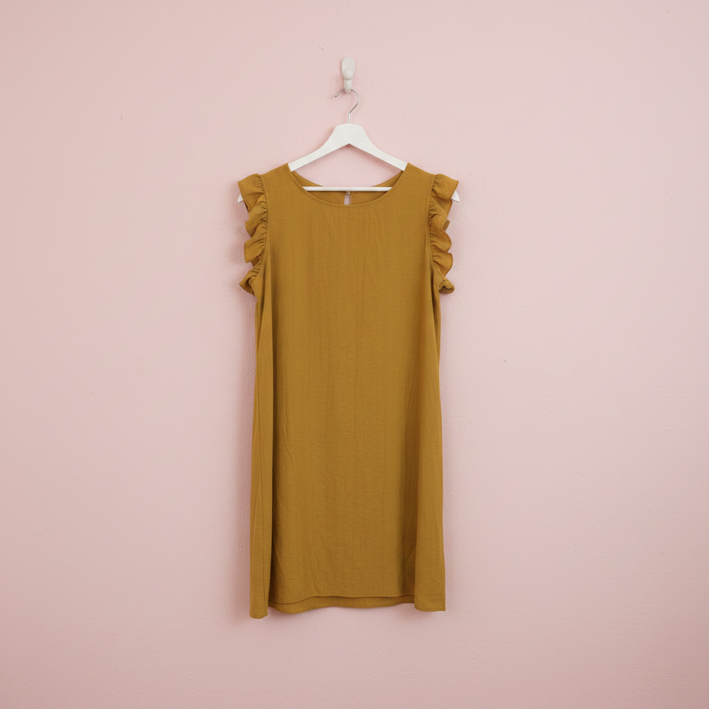 Vestido Mostaza percha