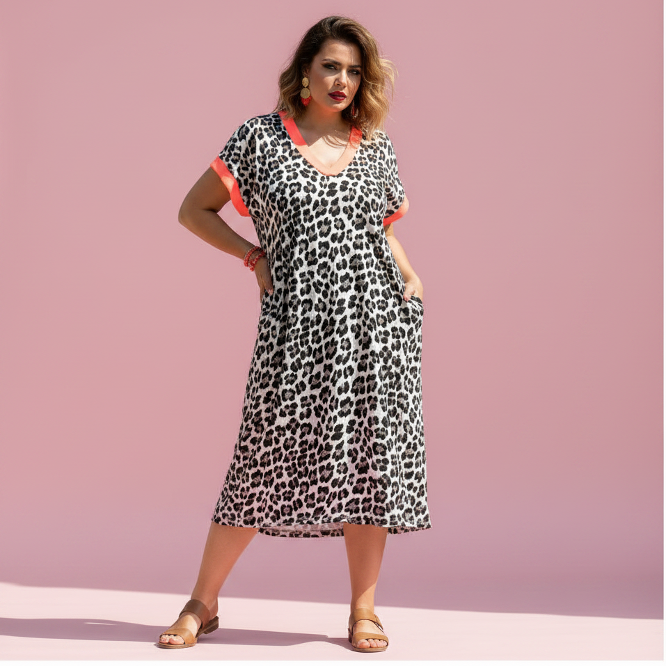 Vestido Nala - modelo estudio sin aberturas laterales