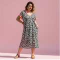 Vestido Nala - modelo estudio sin aberturas laterales