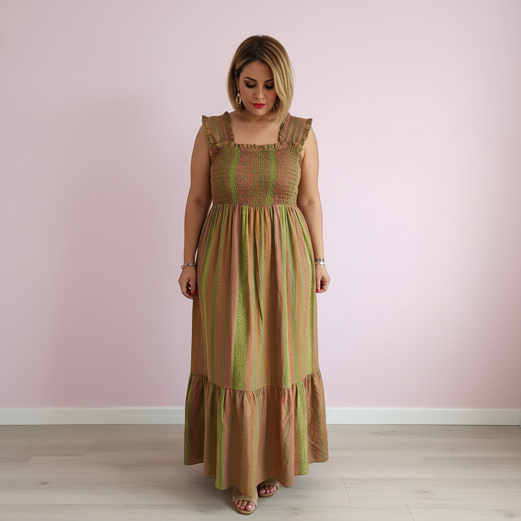 Vestido Ndebele Paqui Casera