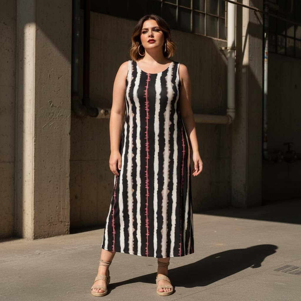 Vestido tie-dye - Ambiente urbana