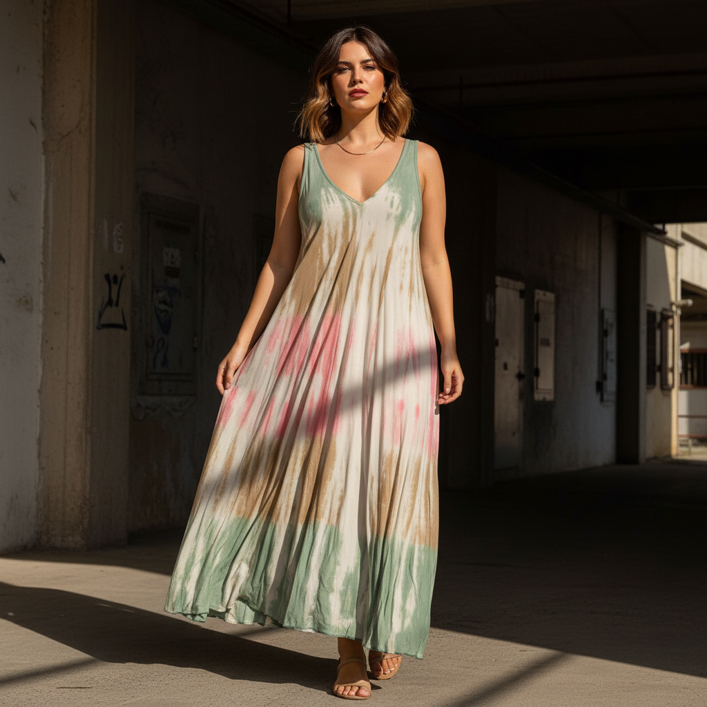 Vestido Tiedye Paqui exterior