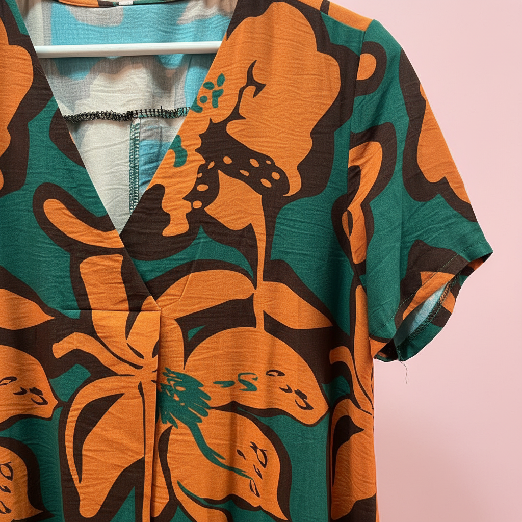 Vestido Trópico - Detalle