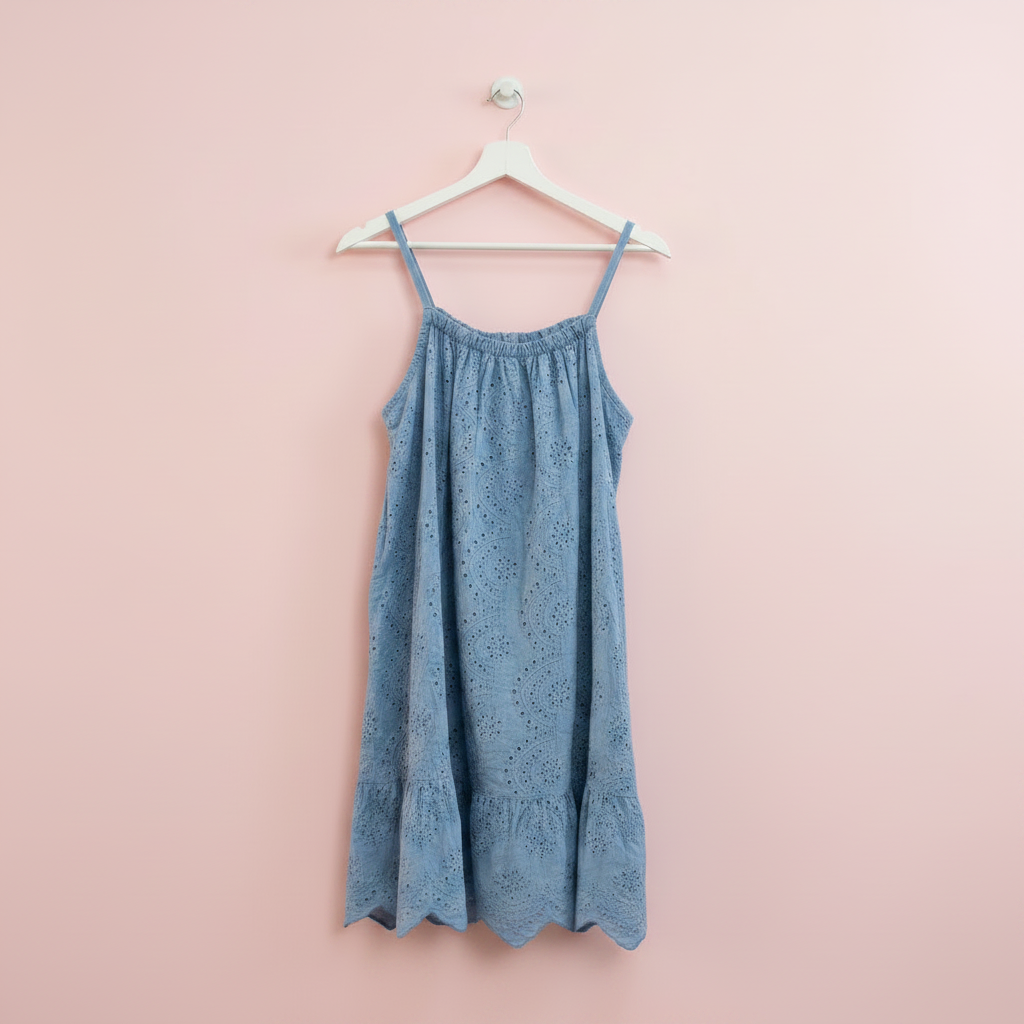 Vestido Vendimia Azul Denim
