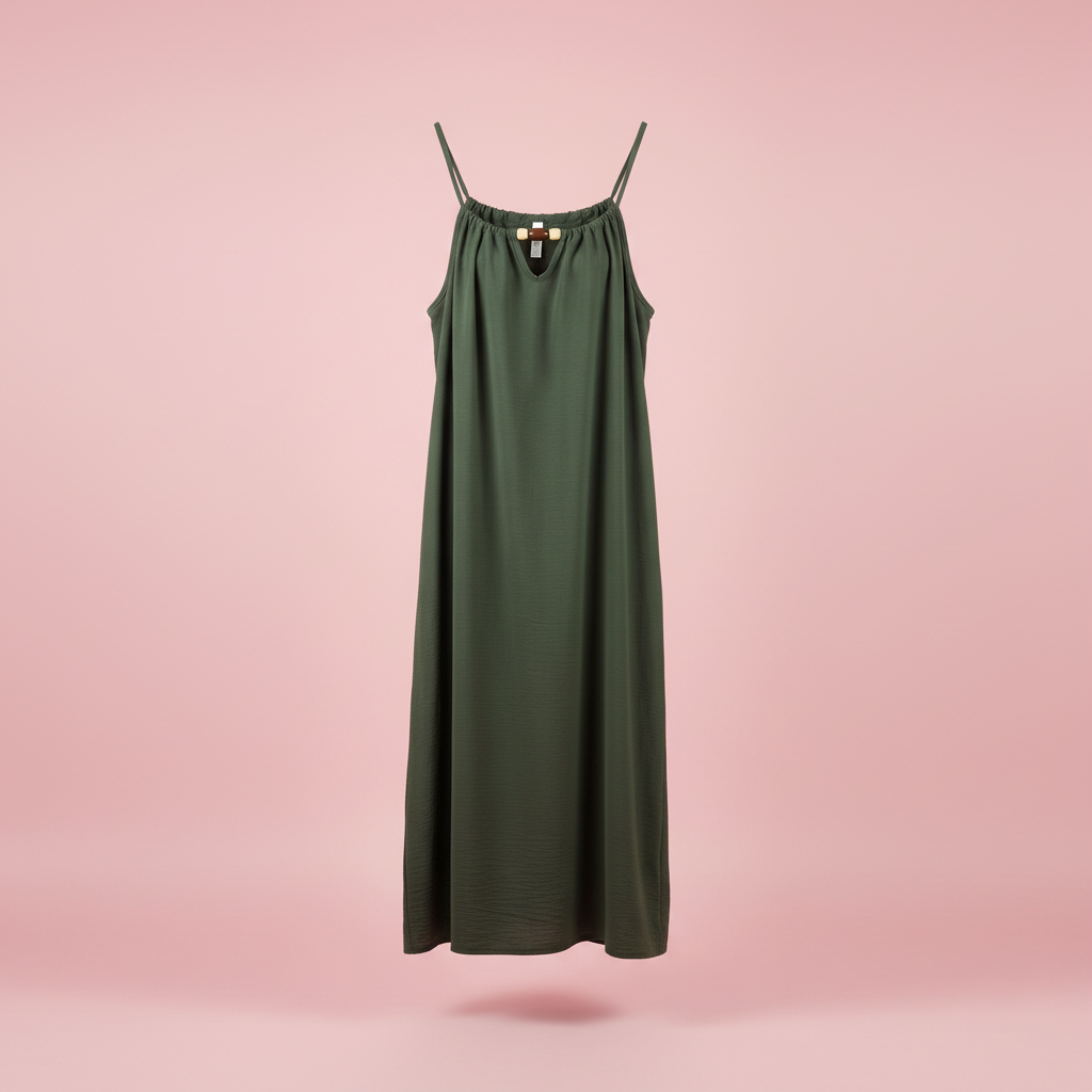Vestido verde - Producto solo