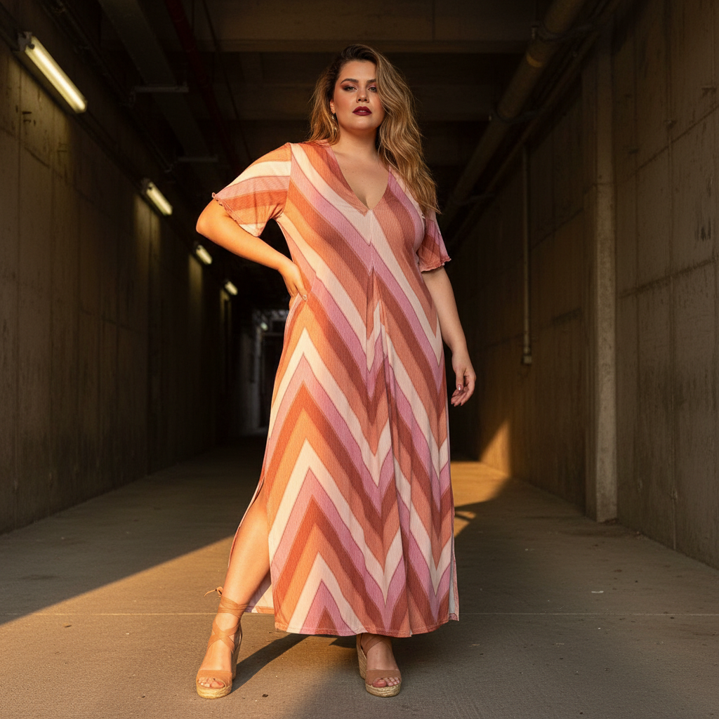 Vestido Zigzag - Exterior urbana