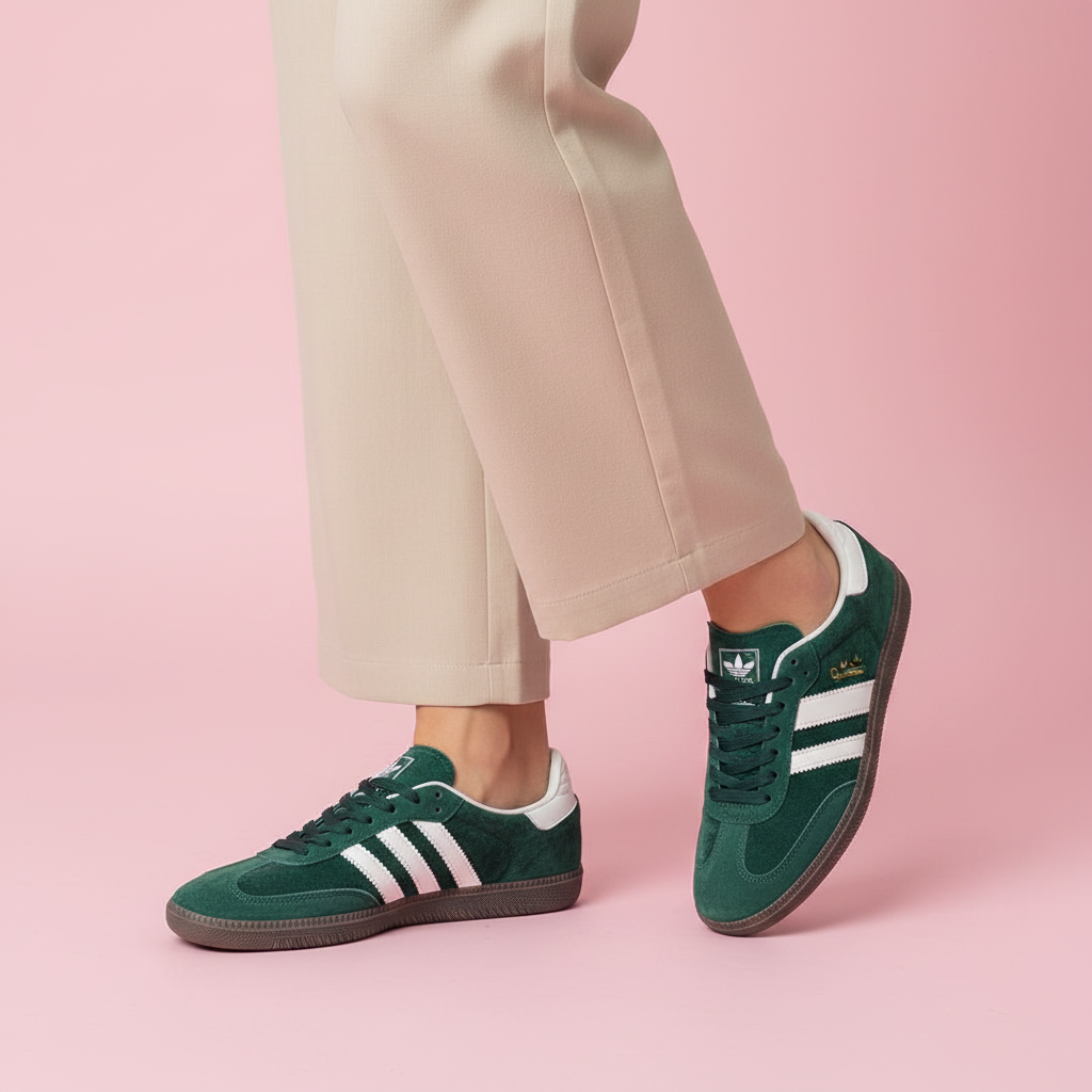 Zapatilla verde - modelo
